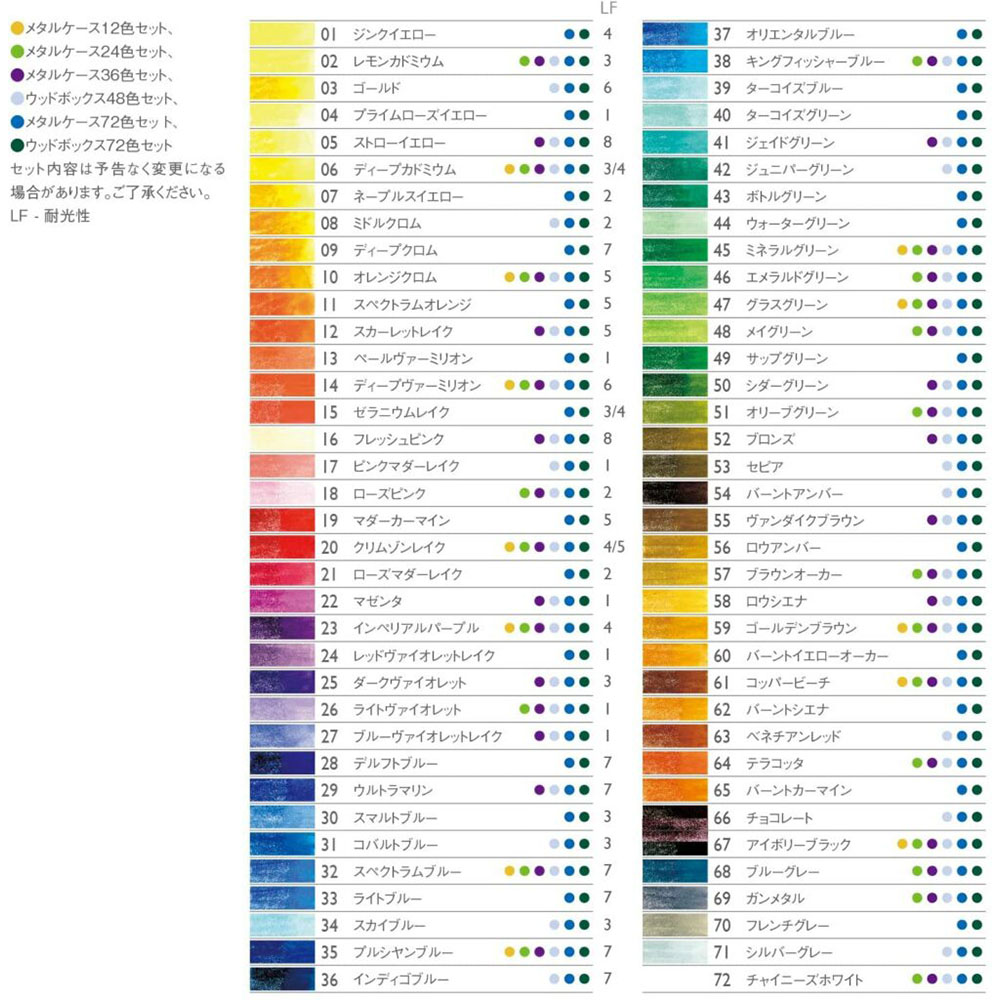 0700758 watercolor set 48 matite 3 ps