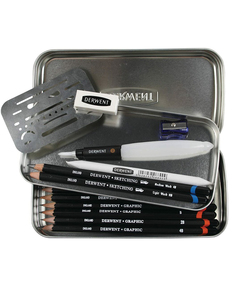 2302162 2 ps foto di Set matite schizzo "Line & Wash" - DERWENT