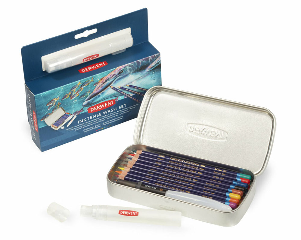 2302584 2 ps foto di Set matite colorate Derwent Inktense acquerellabili - DERWENT