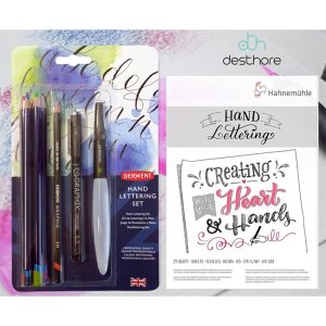 foto di Set Hand lettering + blocco - DERWENT