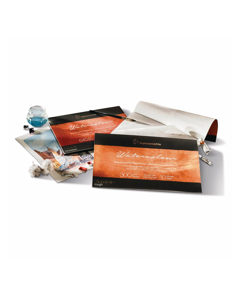 10 625 150 3 ps foto di 10 625 150 Blocco per acquerello Grana Satinata 300 g/m² - HAHNEMÜHLE