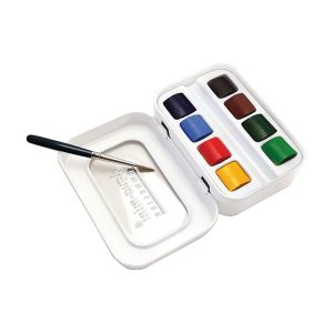 foto di "Aqua-Mini"- Set da 8 acquerelli mezzi gedet extra fini - SENNELIER