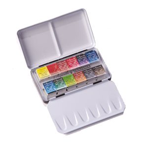 foto di Acquerello tascabile 12 mezzi godets extra-fine - SENNELIER