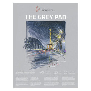 foto di Blocco schizzi color Grigio da 120 g/m² - HAHNEMÜHLE