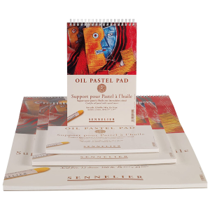 foto di Blocco di carta con spirale per Pastelli ad Olio 340 g/m²- SENNELIER