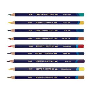 foto di Matite Colorate acquerellabili Inktense – sfuse – DERWENT
