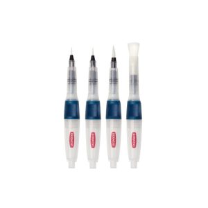 foto di Waterbrush set da 4 pennelli con serbatoio - DERWENT 2305816