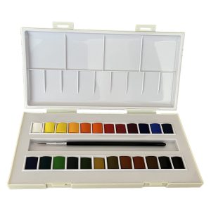 foto di La petite Aquarelle set da viaggio 24 mezzi godet - SENNELIER -