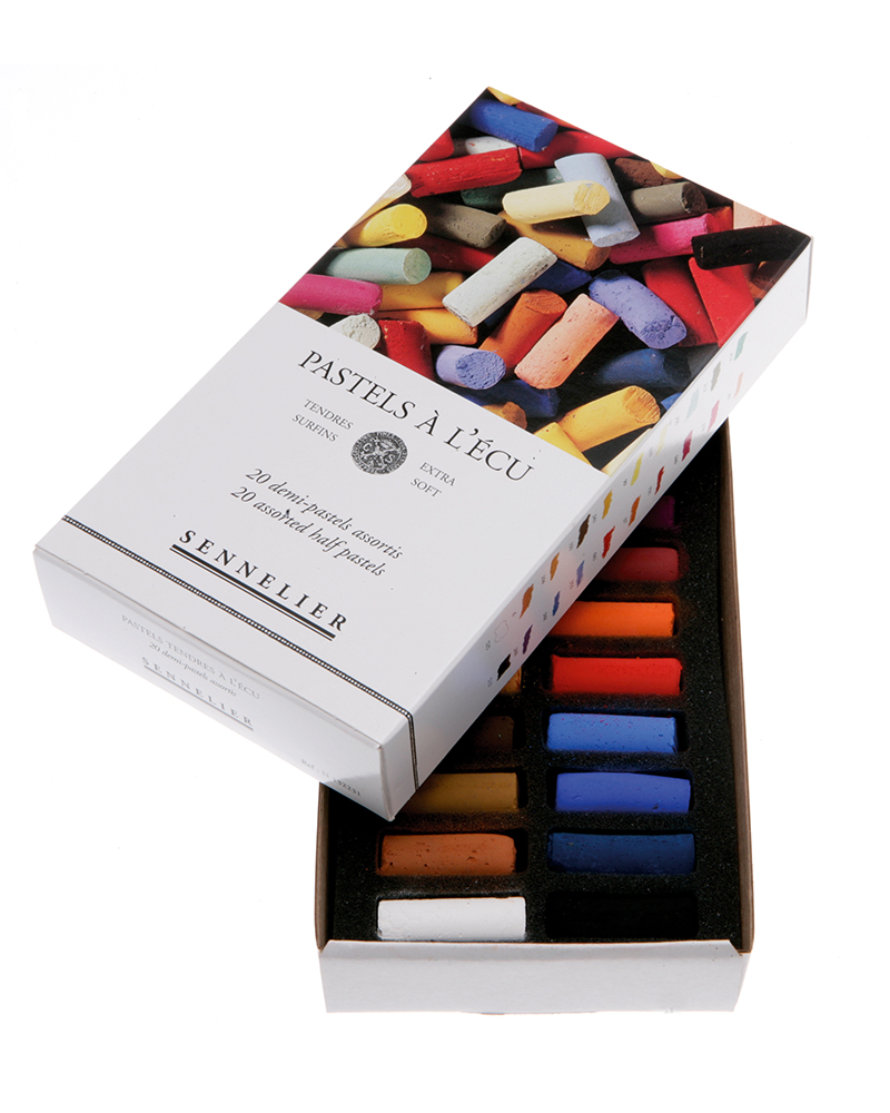 N132231-PS1 foto di Confezione da 20/30 mezzi Pastelli morbidi “à l'écu” - SENNELIER