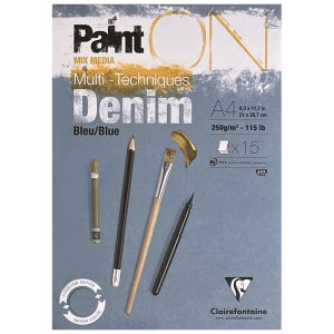 foto di Blocco Paint ON blu denim 5PS