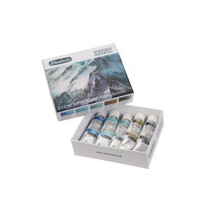 foto di acquerelli super granulati giacciaio