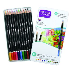 foto di Set di 12 matite colorate artistiche - Academy Colouring - DERWENT