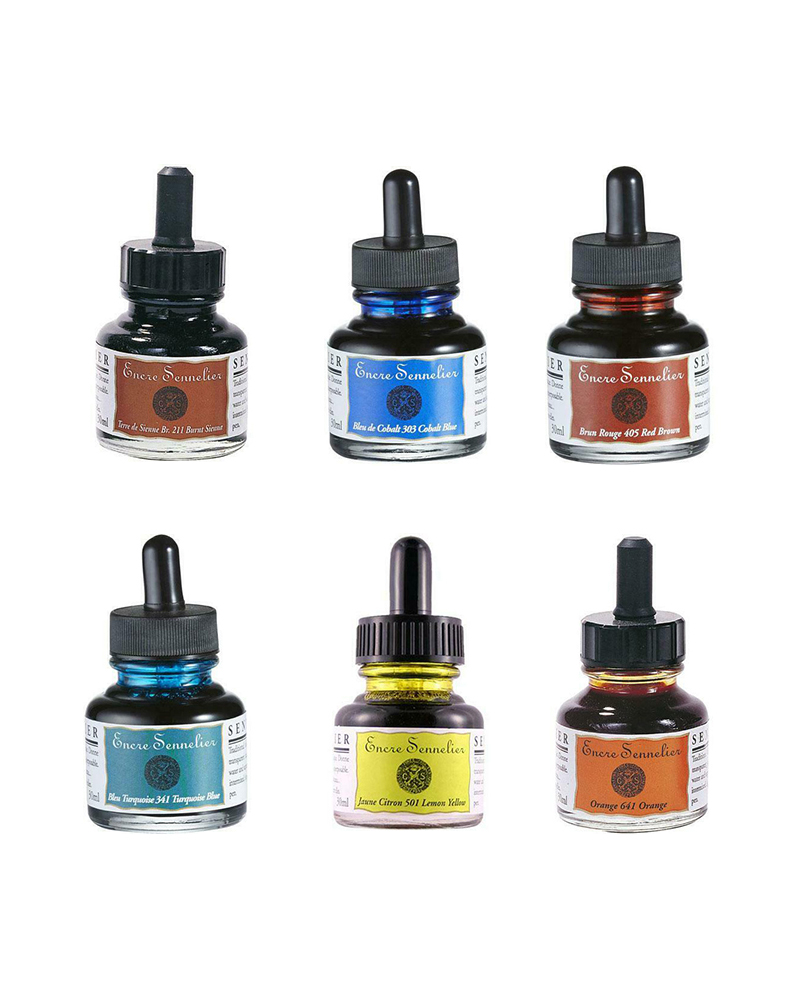 FOTO DI Inchiostro per calligrafia da 30 ml - colori vari - SENNELIER