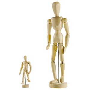 foto di Manichino Maschio in legno arti snodabili - SENNELIER