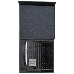 foto di "Black box" Set carboncino e schizzi - CRETACOLOR