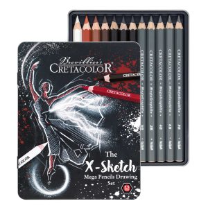 FOTO DI The X-Sketch Mega, set di matite per Artisti - CRETACOLOR