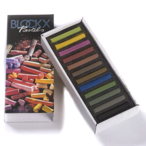 foto di Pastelli Secchi Blockx - confezione 12 pastelli "colori scuri" - BLOCKX