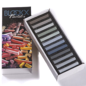 foto di Pastelli Secchi Blockx - confezione 12 pastelli "colori grigi" - BLOCKX