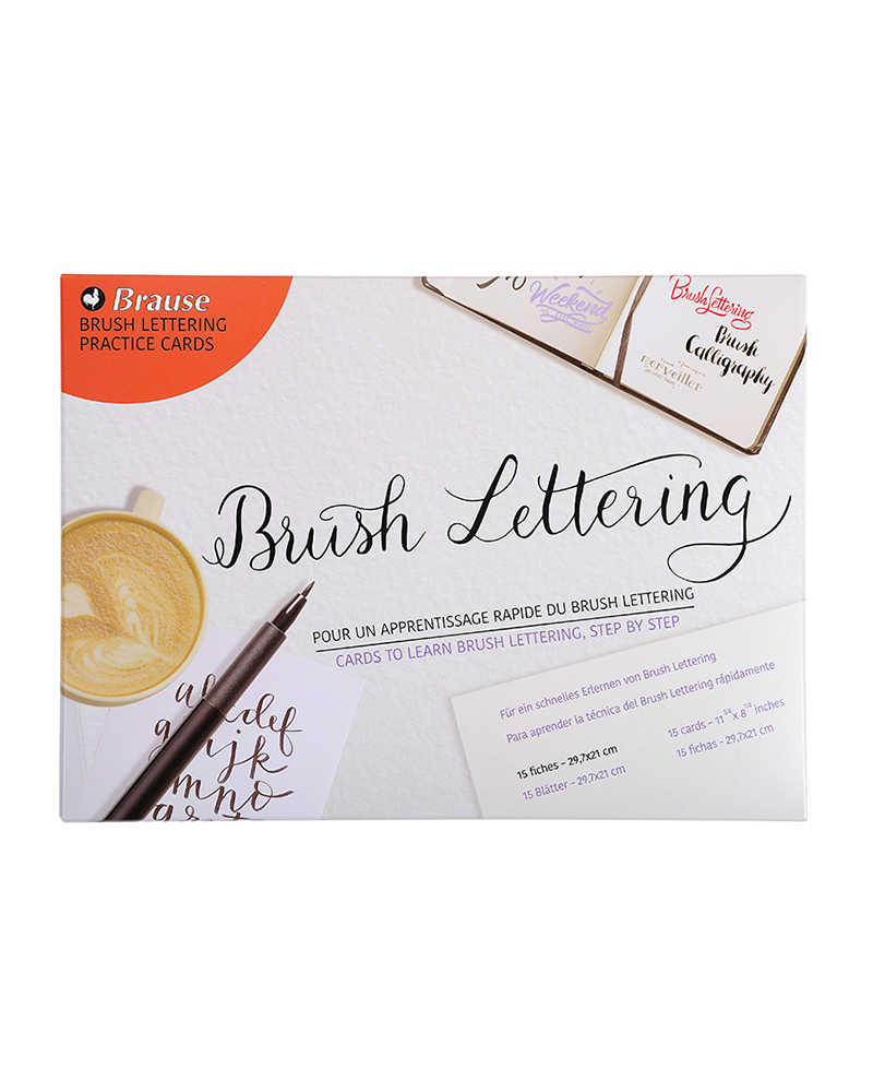 197B_fac D foto di Pochette 15 schede apprendimento Brush Lettering - A4 180 g/m² - BRAUSE