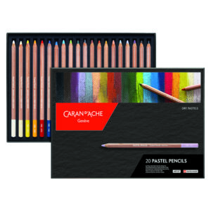 foto di Matite Colorate Pastel Pencil - set da 20 - CARAN D'ACHE
