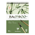 Blocco Bamboo per Acquerello 250 g/m² - con spirali - CLAIREFONTAINE