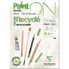 foto di Blocco Paint ON "Mixed Media", carta riciclata 250 g/m² - CLAIREFONTAINE