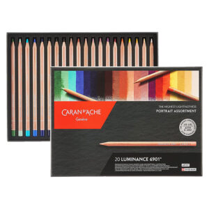 foto di Matite Colorate Luminance 6901 "Selezione Ritratto" set da 20 - CARAN D’ACHE