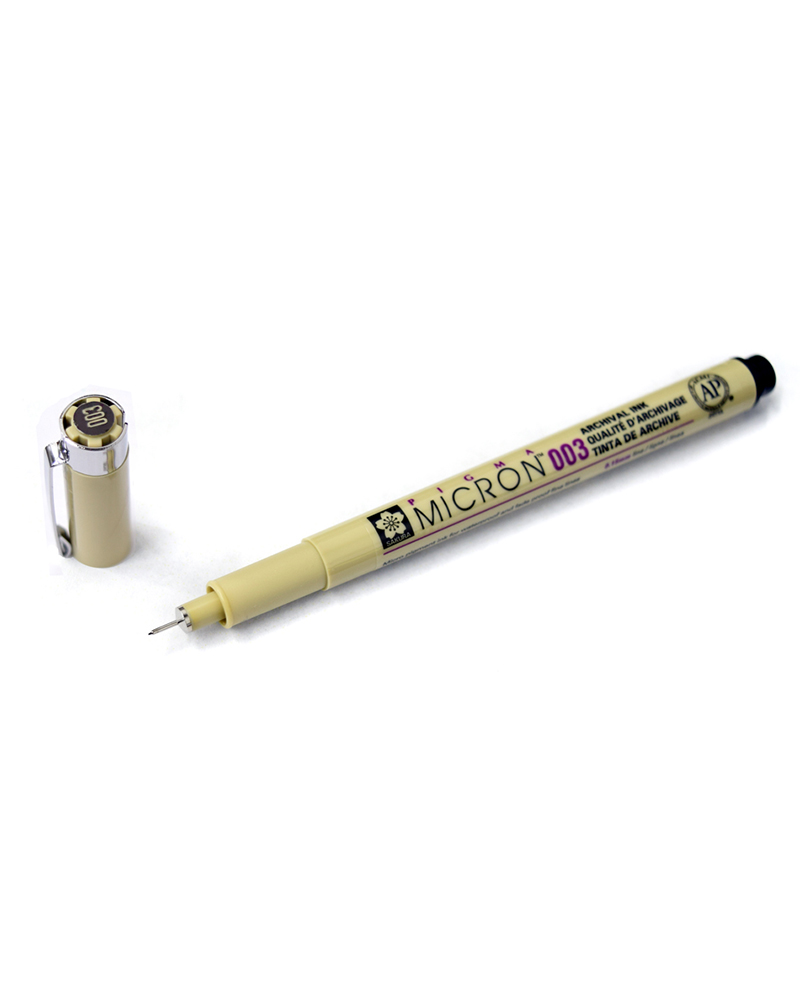 Sakura Pigma Micron vetrina 3D