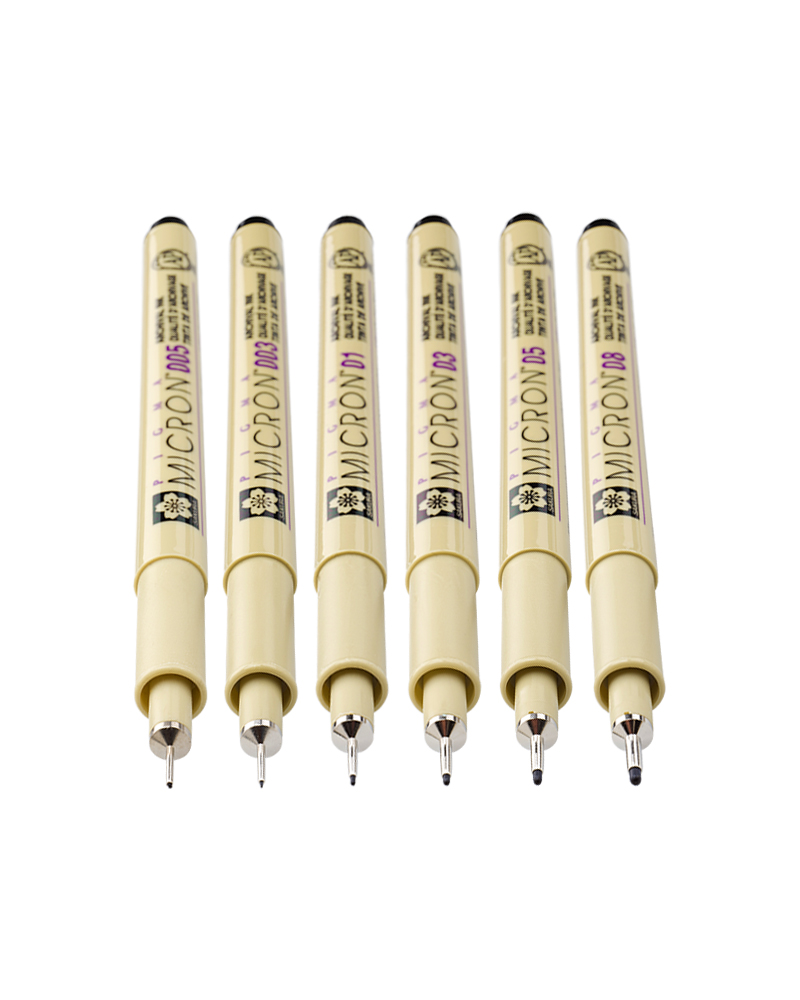 Sakura Pigma Micron vetrina 9D