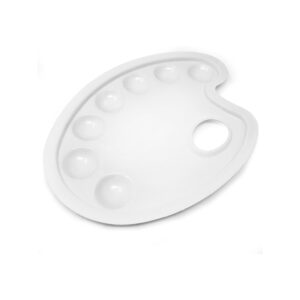 foto di Tavolozza ovale in plastica - TALENS