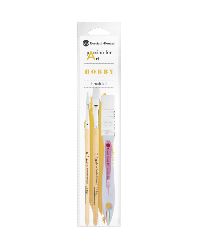 Opera senza titolo foto di kit pennelli Hobby - Passion for Art - BORCIANI E BONAZZI