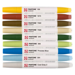 foto di Pantone marker Set 9 colori Natura - Talens