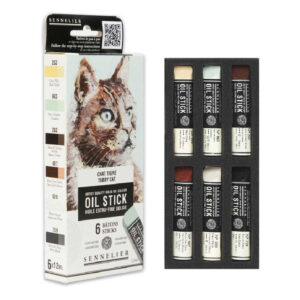 foto di Set Gatto Soriano - mini Oil Stick da 12 ml - SENNELIER