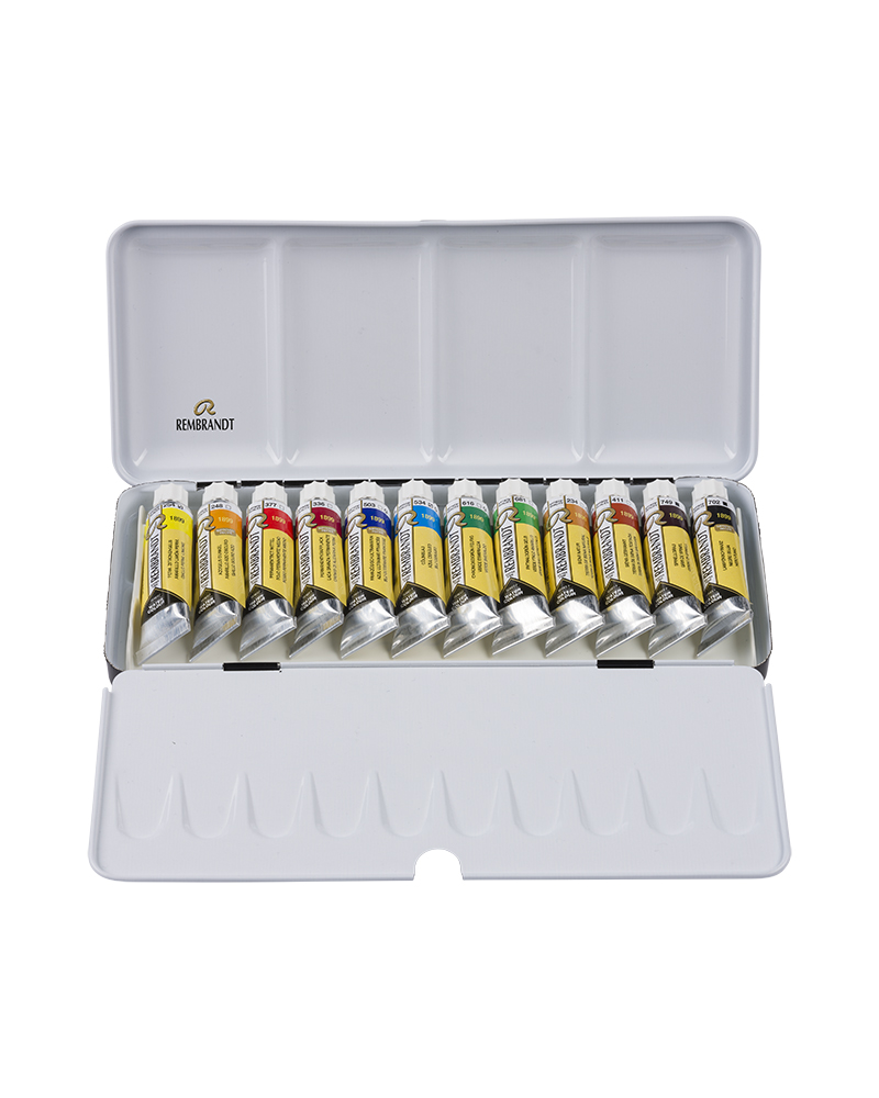 05830190_3 foto di Talens Acquerelli in Tubetto - Colori Extrafini Rembrandt Set 12 Tubetti 10ml Mono Pigmento